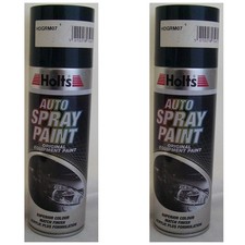 2x Holts Professional Car Dark Green Metallic Spray Paint 300ml HDGRM07