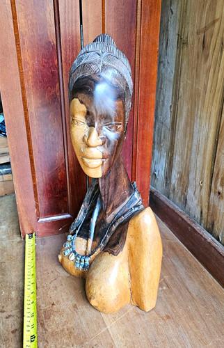 Large vintage african hand - vintage,