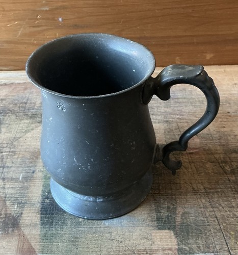 Antique pewter tankard - pewter,