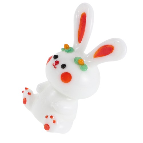 Glass animal figurines bunny - ,