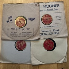 4x  JACK HARRIS BAND Vintage Dance Band 78rpm Gramophone Records on BROADCAST