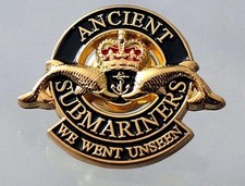 Royal Navy Ancient Submariners Veteran enamel pin lapel badge UK Stock