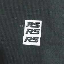 3x Small Black RS Matte Metal