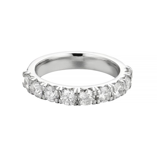 14k white gold - white, lab