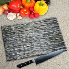 Premier Range Glass Chopping Board in Various - Digital Print Worktop Saver