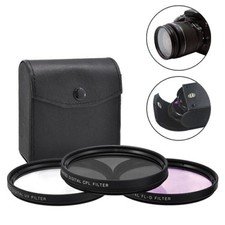 77mm 3 Piece HD Lens Filter
