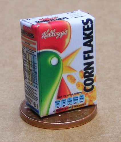 Dolls house corn flakes - dolls,