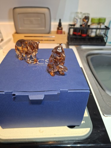Swarovski crystal bear cubs - swarovski,