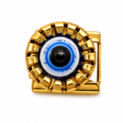 Gold evil eye italian bracelet - gold,