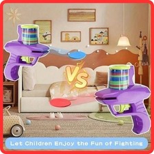 🎯 Foam Disc Launcher 🚀 Flying Shooter Toy 🎁 Fun Outdoor Indoor Kids Gift