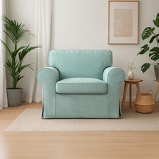 Ektorp Armchair Velvet Cover