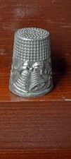 RARE VINTAGE SILVER  THIMBLE "CHRISTMAS BELLS"