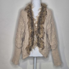 JIANHU Beige Cardigan with
