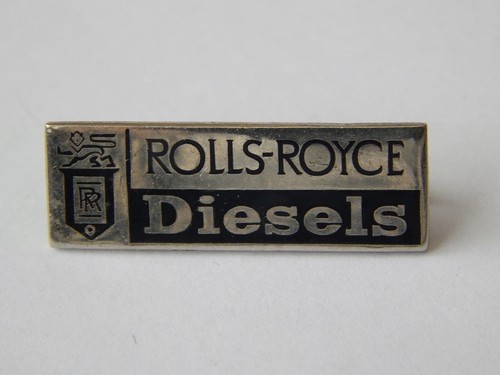 Rolls royce diesels brooch old - rolls,