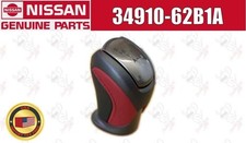 NISSAN NISMO Genuine R35 GTR GT-R Shift Lever Knob Red Black Leather OEM