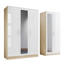 High Gloss 2/3 Door Wardrobe