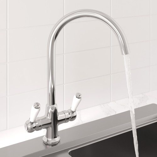Chrome kitchen mixer - chrome, tap