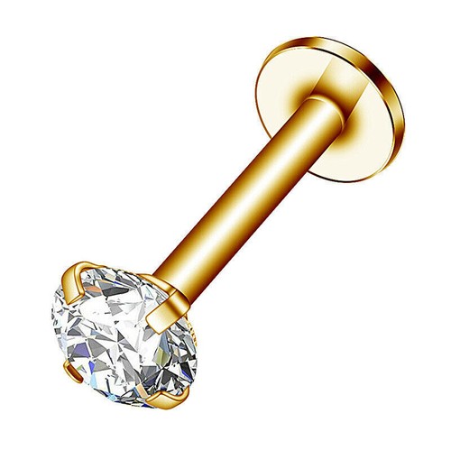 Stud earrings flat - flat, back