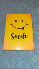 A5 Notebook/Journal, 96 Pages Smile Yellow Cover