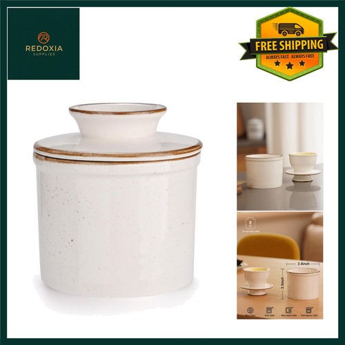 Elegant ceramic french butter - elegant,