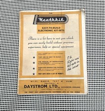 Heathkit Daystorm Easy To Build Electronic kit-Sets (ref 1)