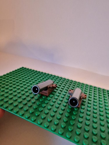 Lego pirate canon part - canon, x2,