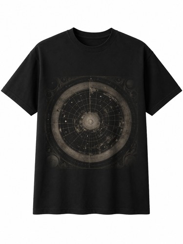 Greyscale celestial chart - greyscale, in