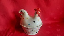 VINTAGE CERAMIC "SPOTTY HEN"