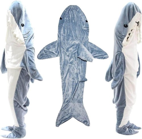 Shark hoodie blanket - hoodie, blanket–