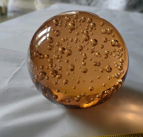 Large orange glass - orange,