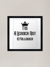 I'm a Leader Not a Follower