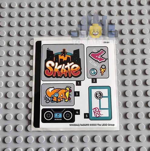 Lego city sticker sheet only - sticker,