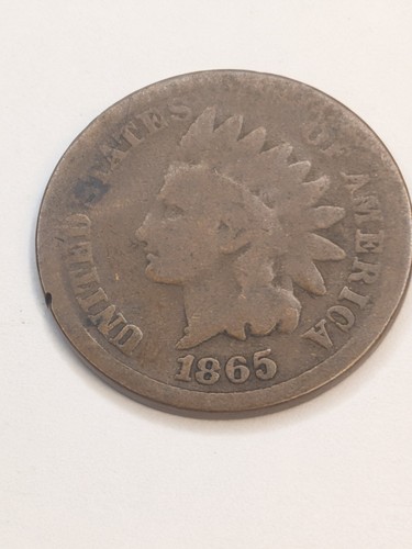 1865 indian head one - head, cent