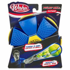 Wahu Phlat Ball Junior Throw a disc catch a Ball Toy Brand New - Blue