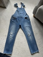 Levis Pre Distressed Women’s Dungarees Size M (D2816)