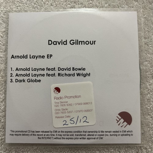 Promo david gilmour - david, –