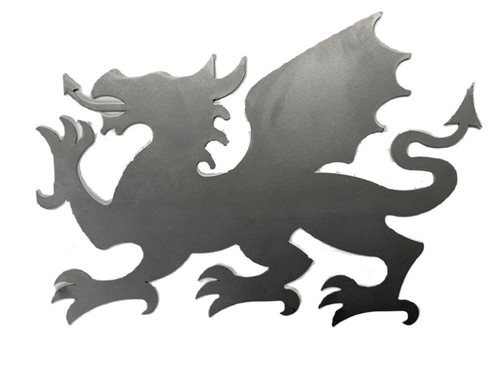Large welsh dragon silhouette - dragon,