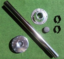 CHROME ISLAND TABLE LEG BASE