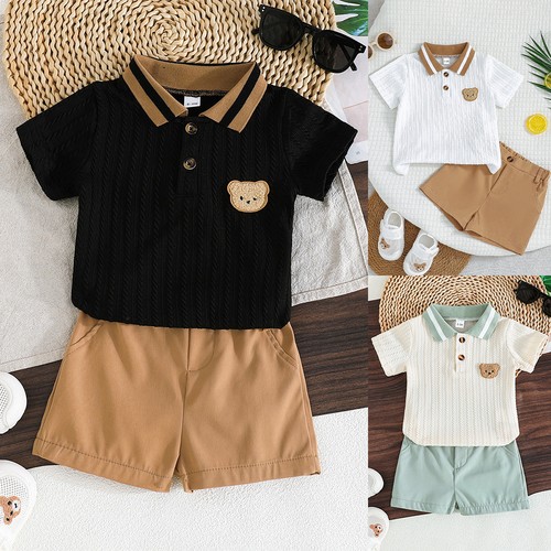 Toddler baby boy short sleeve - short,