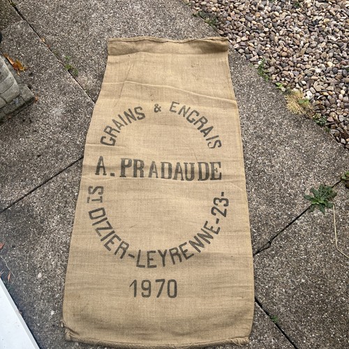 Vintage french hessian grain - vintage,
