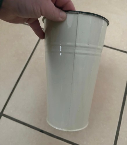 Metal poland pot - metal, used