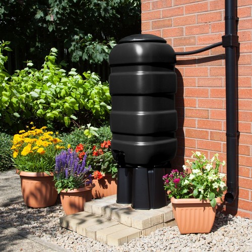 100l black water butt space - 100l,