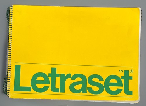 Vintage letraset 1981 - 1981, graphic