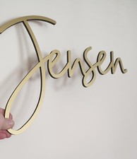 Personalised wooden name - wooden, large