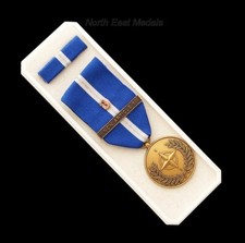 Nato Medal, Bar Non Article 5, '3' Emblem, manufacturer's box of issue