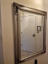 Giant Wall Mirror Huge Silver