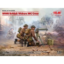 WWII British Vickers MG Crew