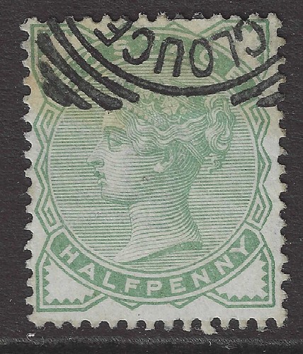 Queen victoria half penny - victoria,