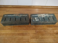 Vintage tin thrift boxes - vintage,