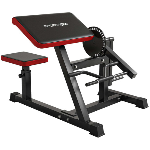 Black preacher curl - preacher, bench